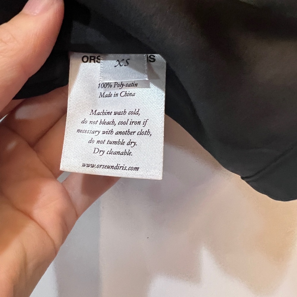 Orseund Iris Black Short Sleeve Top - Picture 6 of 6